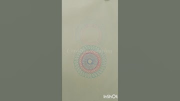 Satisfying Spirograph drawing ✨ #shorts #ytshorts #viral #satisfying #spirograph #trending #asmr