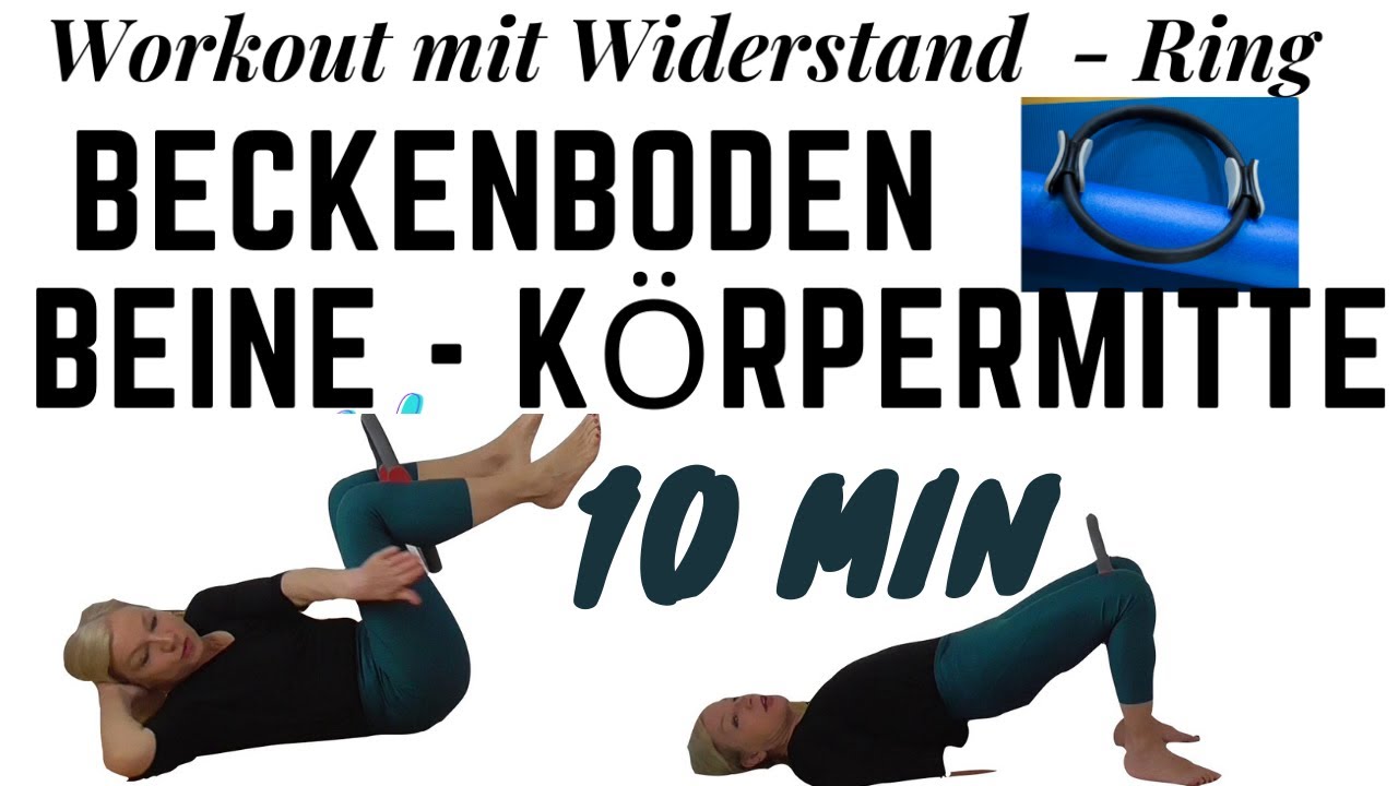 10 MIN Workout mit Pilates - Ring: Beckenboden & Körpermitte dynamisch