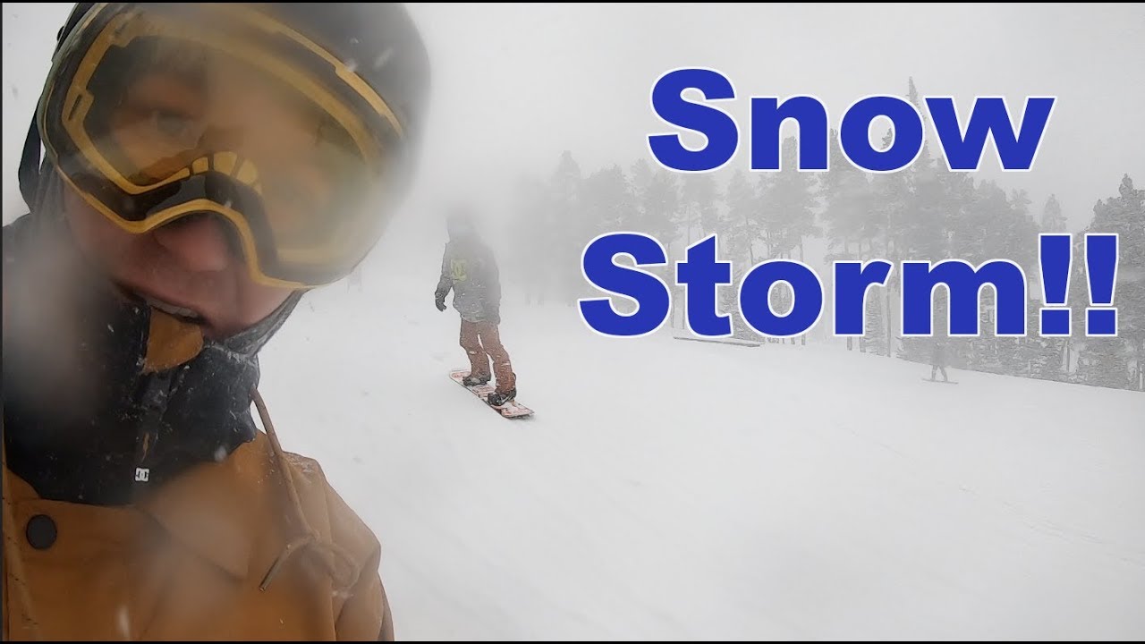 Snowboarding In A Snow Storm At Keystone Colorado - (Season 3, Day 69)