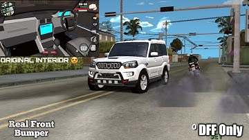 Real Mahindra Scorpio S11 | Original Interior | Dff Only | New indian car mod for gta sa