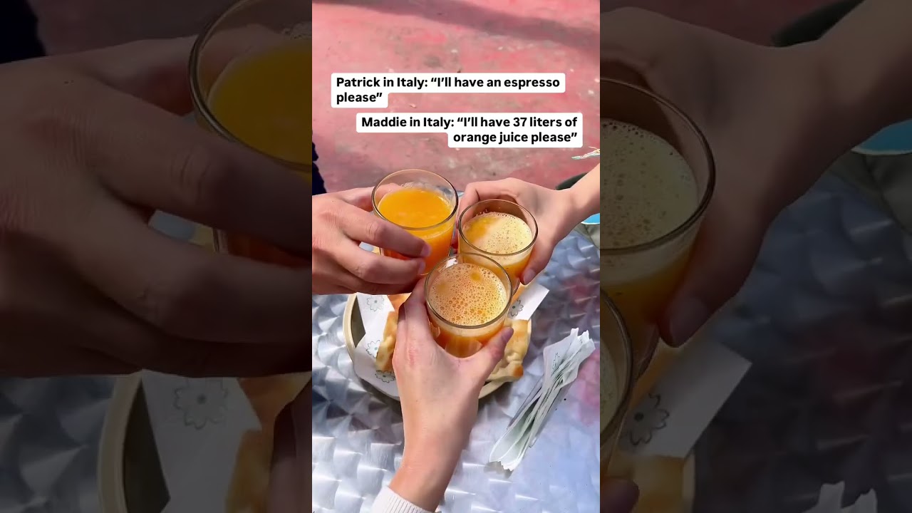 Do YOU know about SPREMUTA in Italy?!? ⬇️🍊 