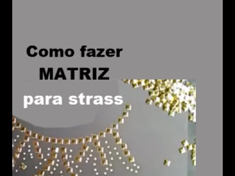 Vídeo: Como Fazer Strass