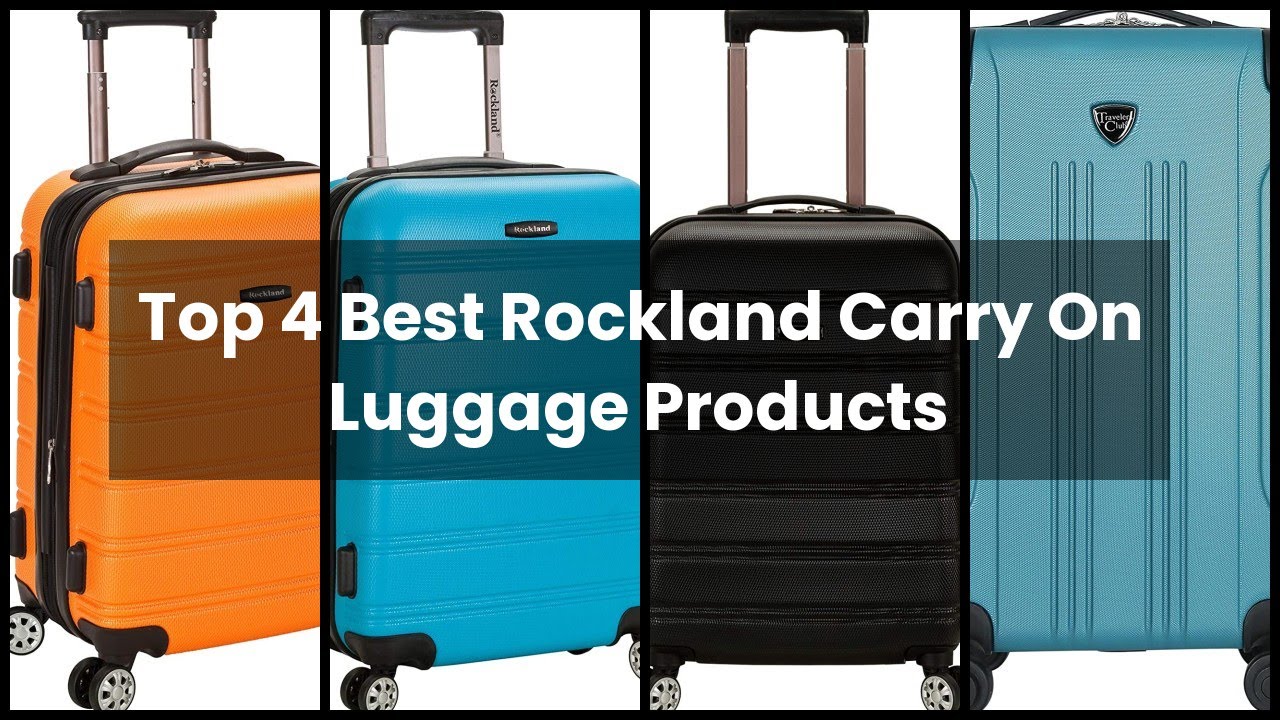 【Rockland carry on luggage】Top 4 Best Rockland Carry On Luggage