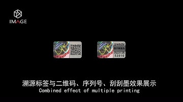 Optical Holographic QR Code Stickers for Track & Trace