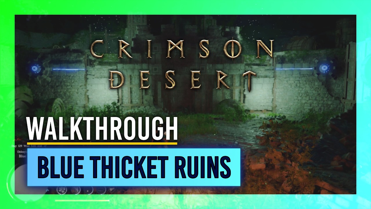 Blue Thicket Ruins Puzzle Solution | Crimson Desert thumbnail