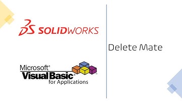 Solidworks VBA Macro – Delete Mate