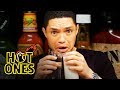 Trevor Noah Rides a Pain Rollercoaster While Eating Spicy Wings | Hot Ones