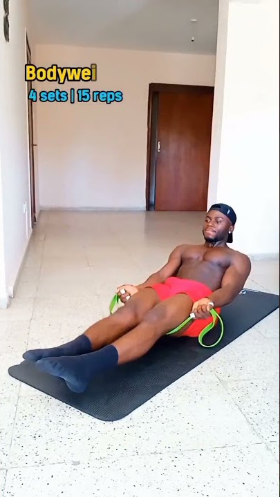 How I build my biceps with resistance bands 💯