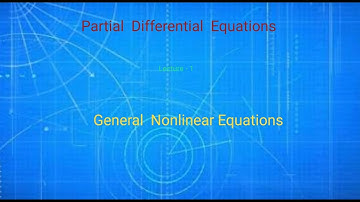 Method of solving  First Order Nonlinear Equations - Lecture 1-  Formation of Monge Cone