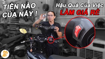 Lắp Tắt Máy Tạm Thời Cho Xe Honda Winner X GIÁ RẺ và cái kết - Xe Ôm Shop