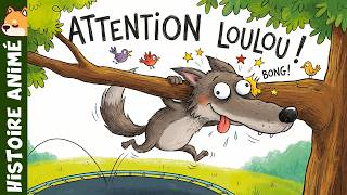 Même le loup adore le trampoline !🐺 | Histoire pour s'endormir | Conte pour enfant, chute, drôle