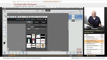"The Photo Editor Workspace" | Adobe Photoshop Elements 11 with Educator.com