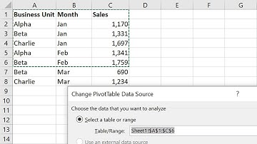 Excel VBA Dynamic Ranges in a Pivot Table