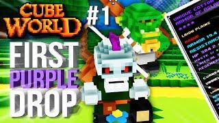 Let's Play Cube World 2019 [Co-Op] - PURPLE DROP at Level 1 | Episode #1