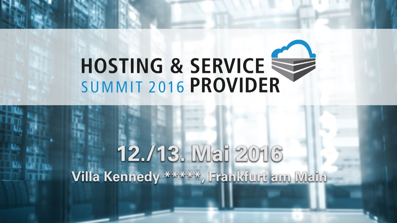 Matthias Blatz von Heidelberg IT zum Hosting & Service Provider Summit 2016