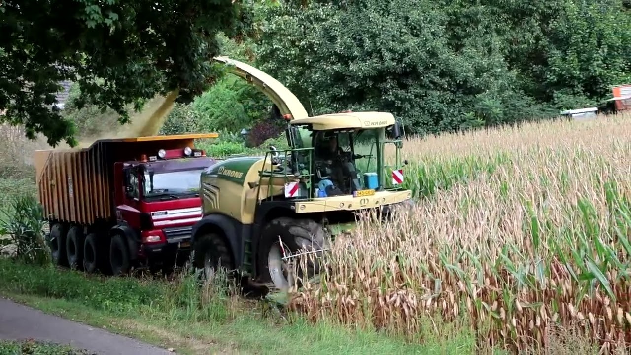 Krone Big X580 mit GINAF CF LKW.