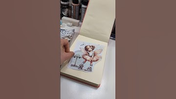 ...in my art studio ✂️📚 #maremicollagebooks #art #craft #maremismallart #collagebook