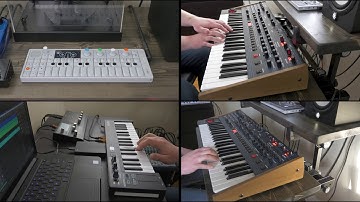 60-Second Synth Session #2 - OB-6, Blofeld & OP-1
