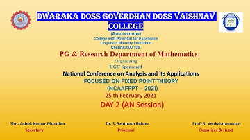 National Conference on Analysis and its Applications - DAY 2 (AN Session )