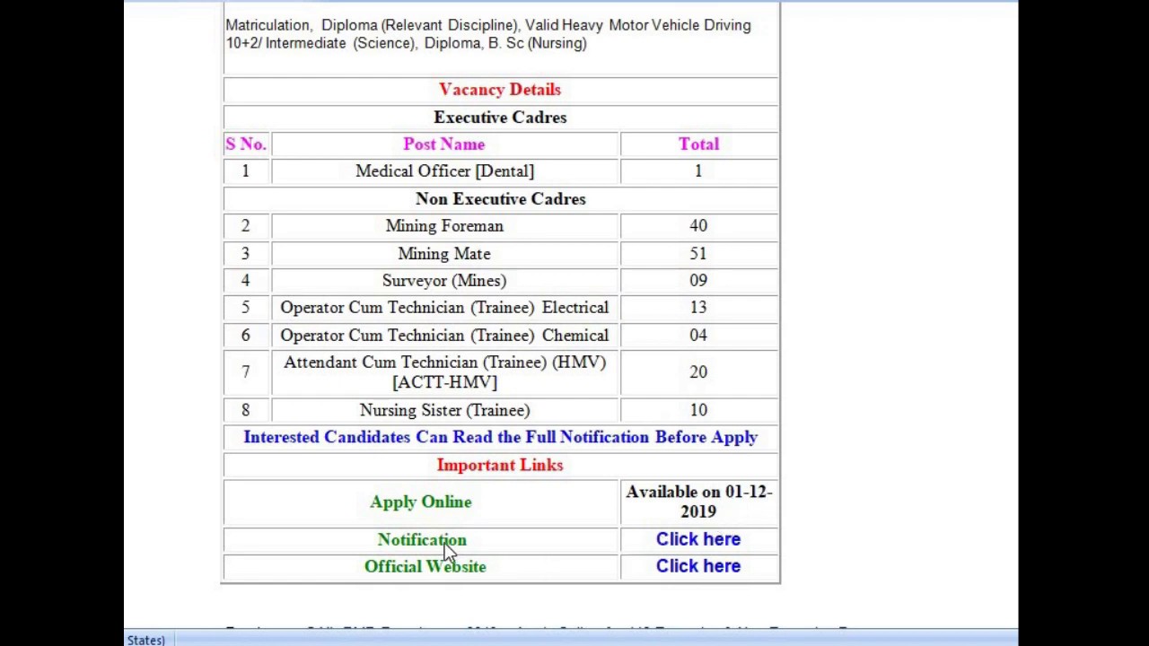 SAIL RMD Recruitment 2019 || Apply Online for 148 Posts || latest notification
