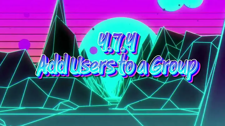 All Labs from 4.7 ~ Linux Groups