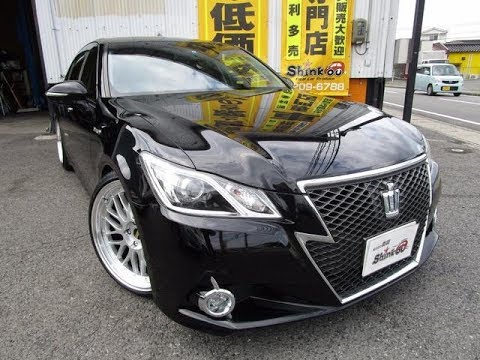 上品 210系 クラウン アスリート ハイブリッド ローダウン 実走行km 国内自動車本体