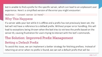 How to Handle Bot Prefixes When Your Discord Bot Goes Offline: A Guide for discord.py Users