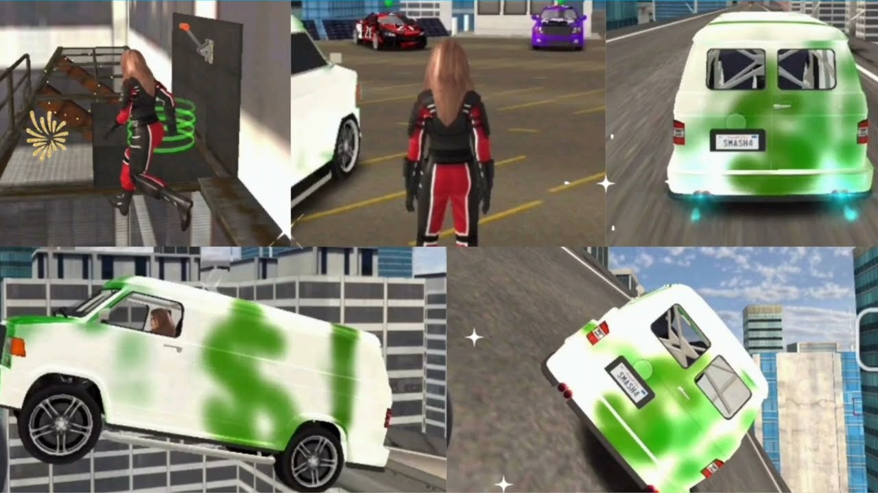 Smash Car Hit Game Play | Stunt Driving |  Android-iOS gameplay