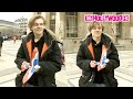 Leonardo DiCaprio Goes Unrecognized In The Streets Before Fame While Playing With Birds In Paris