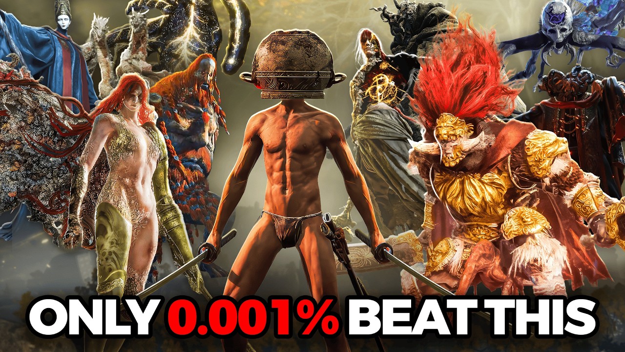 Only 0.001% of Elden Ring players beat this randomizer...