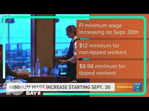 FL minimum wage to increase on Sept. 30 - YouTube