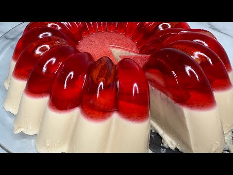 GELATINA DE FRESA Y NUEZ