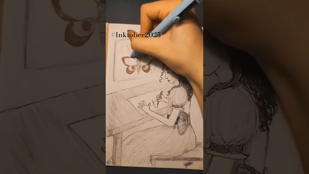 Inktober 2025—Day 29: Lesson