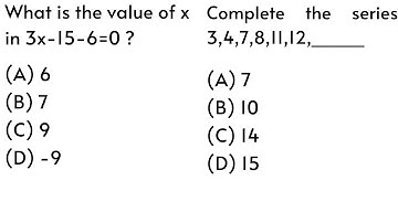 What is the value of x in 3x-15-6=0 Complete the series    3,4,7,8,11,12,_ |PPSC |Math |Urdu/Hindi