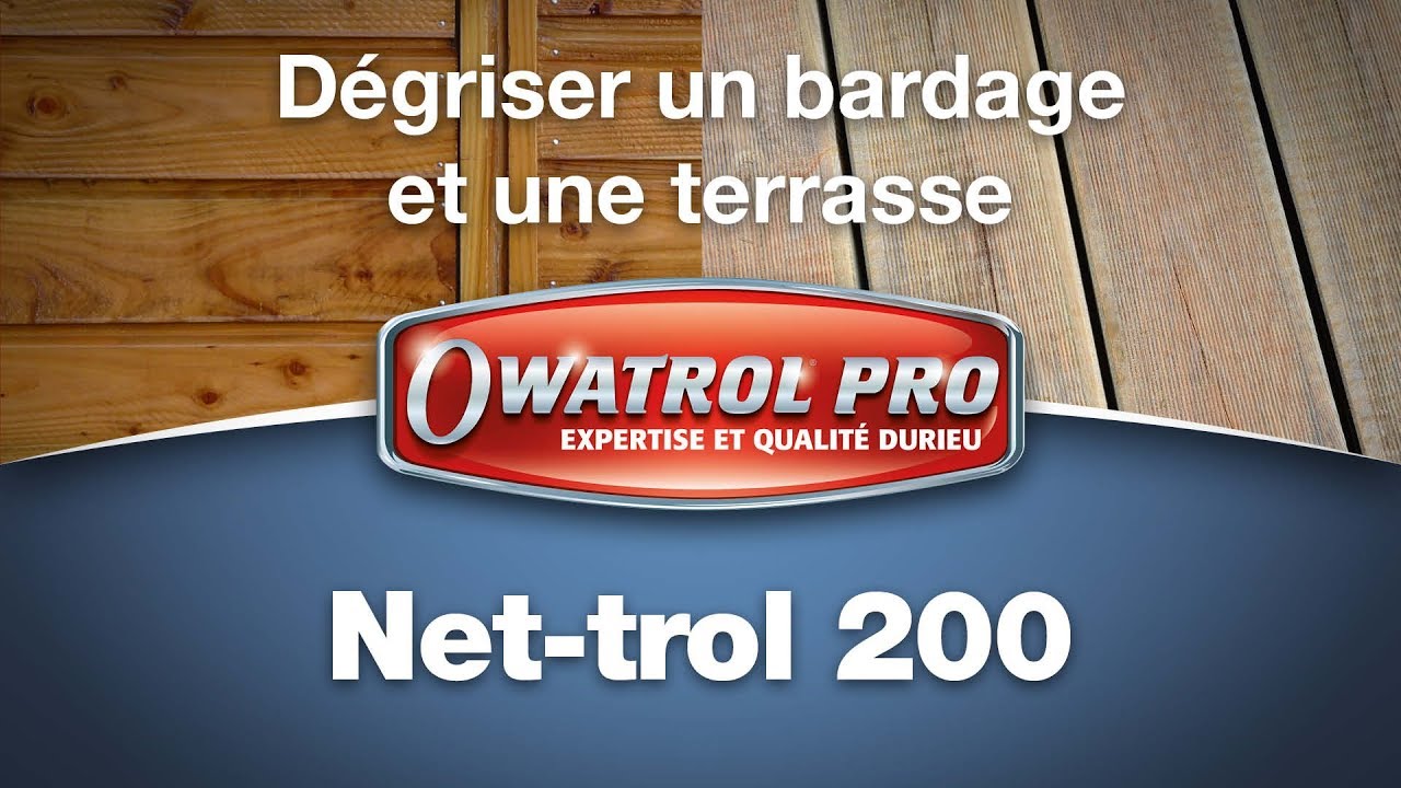 Dégriseur et détachant gélifié bois : Owatrol NET-TROL 200