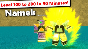 Level 100 to 200 In 50 Minutes! (No Gamepass) | DBZ Online Generations