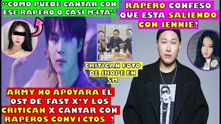 🙄JIMIN CANTARÁ CON CRIM1NALES &quot;FAST X&quot; ?LO CRITICAN/RAPERO ESTA SALIENDO CON JENNIE/JHOPE CRITICADO