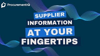 How to Find Suppliers with Market Intelligence