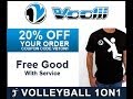 Free Volleyball Voolii Shirt and Hat