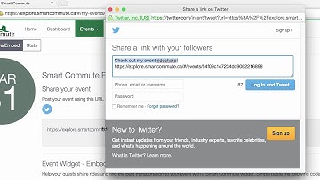 Smart Commute tool tutorial #8 - Creating an Event