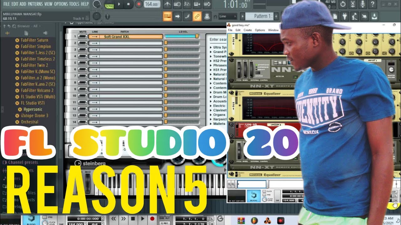 FL STUDIO 20 E REASON 5 / REWIRE Na Marrabenta