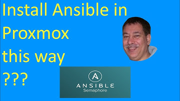 Install Ansible in a Proxmox VM this way