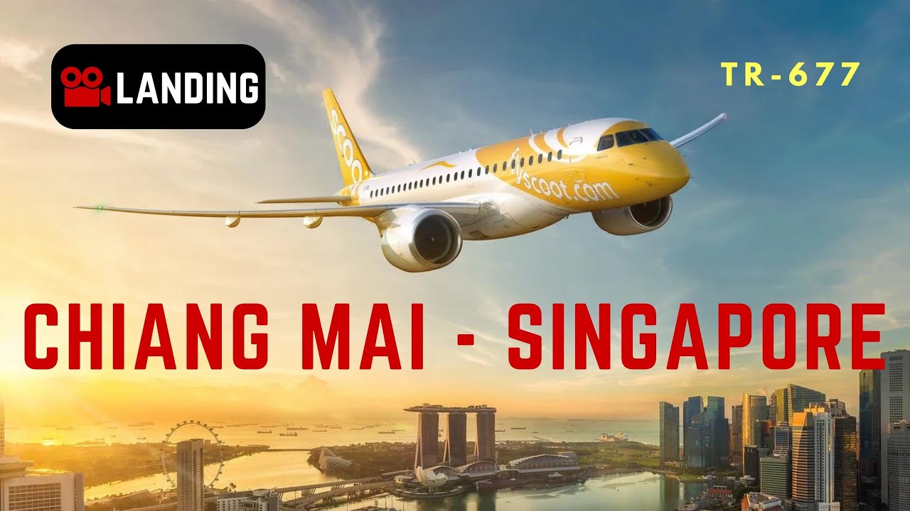 TR-677 Landing in Changi