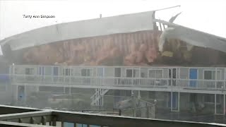 Wow! Storm tears roof off Cape Cod hotel