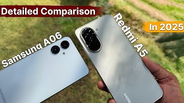Samsung Galaxy A06 vs Xiaomi Redmi A5 detailed Comparison ⚡️Specs, Performance, Camera & More!