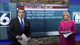 Halacy sentenced for rape charge