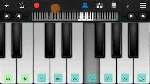 Karz Theme - Perfect Piano Tutorial With Notes Karz theme on mobile piano tutorial