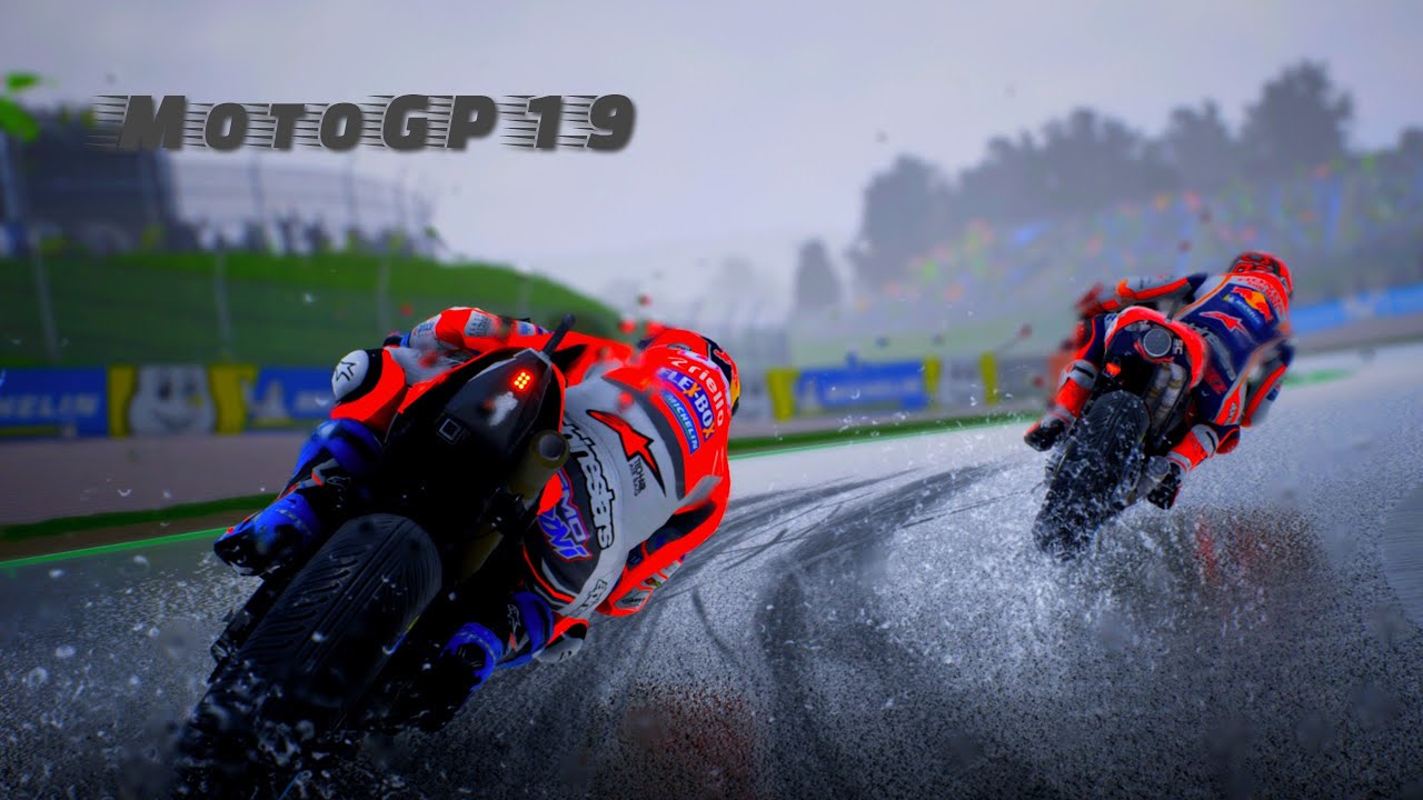 Motogp 19 multiplayer gameplay Wet Mazda speed way battle | Drizzmeister RR