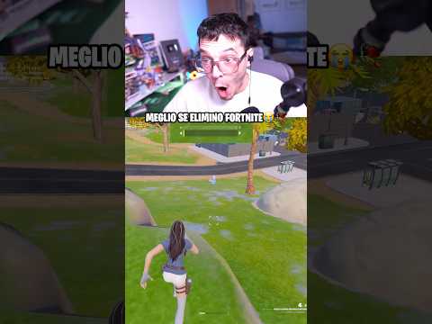 MEGLIO SE ABBANDONO FORTNITE 😭 #fortnite