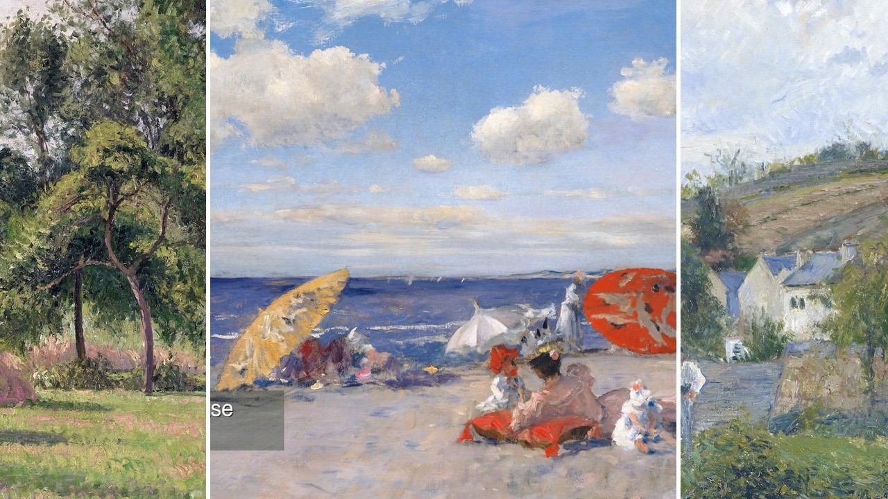Impressionist Art TV — Silent Art Gallery · September 30 Morning | At the Seaside… & others